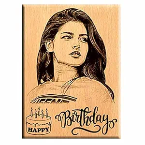 Amazing gifts Happy Birthday Gift - Personalize Engraved Wooden Plaque 7x5