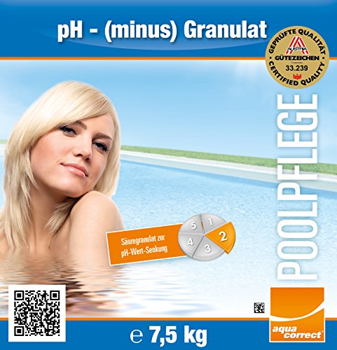 Steinbach Poolchemie, pH Minus Granulat, weiß, 10x10x20 cm, 0753005 - 3