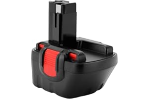 SHENTEC Batteria per Bosch 12V 4800mAh, Compatibile con BAT043, BAT045, PSR12VE-2, PSB12VE-2, PSR1200, PSR12-2 - Batteria Ni-MH di Ricambio,2607335249, 2607335261