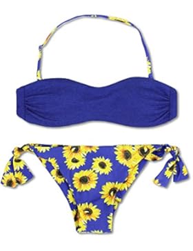 Girogama, Costume da Bagno Bikini Fiori - Donna 5302CS