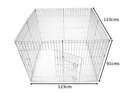 Ellie-Bo-Easy-Up-Puppy-Rabbit-Play-Pen-91-Cm-8-Piece