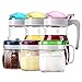 Produktbild WCP Seasoning Bottle Glass Seasoning Jar Set Kitchen Household Condiment Bottles Containing Oil Can Leak Salt Vinegar Bottle (6 Pack)