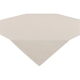 Vienna Home Modern Stain Resistant Tablecloth, All Season, Beige/Sand Grey, 85 x 85 cm