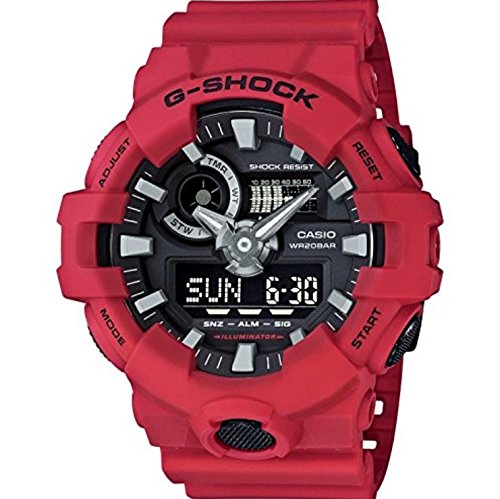 Casio G-Shock – Herren-Armbanduhr mit Analog/Digital-Display und Resin-Armband – GA-700-4AER Casio G-Shock – Herren-Armbanduhr mit Analog/Digital-Display und Resin-Armband – GA-700-4AER