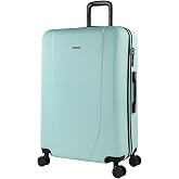 ITACA - Lightweight Hard Travel Suitcase Set Cabin, Medium, Large with Combination Lock, mint green, Casual