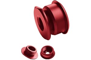 DEWHEL Red JDM Aluminum Manual Shift Cable Bushings Performance Upgrade For Ford FOCUS ST & RS 2013-Present 6 Speed Manual Transmissions