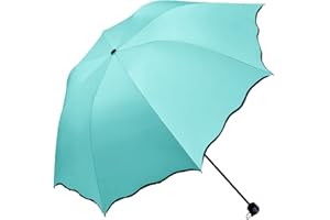 Maibar Sun Umbrella UV Protection SPF 50 Small Folding UPF 50+ Mini Umbrellas for Lady Women