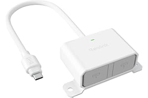 Reolink RLA-CD1 Erweiterungsdock – Dual-Unterstützung für Solar und Akku, Kompatibel mit Reolink-Akkukameras,Outdoor Stromadapter