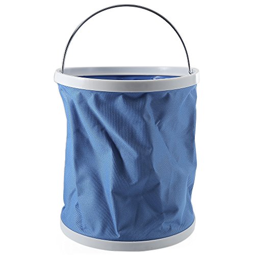 Ticar - Cubo plegable portátil de 9 litros