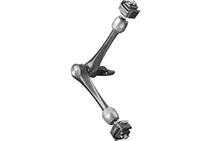 SMALLRIG 11" Roseta Brazo Mágico, Estructura de Liberación Rápida HawkLock H21, con Tornillos de 1/4"-20 y Pasadores Antigiro, para Monitores, Luces, Capacidad de Carga Máxima 3kg - 4489