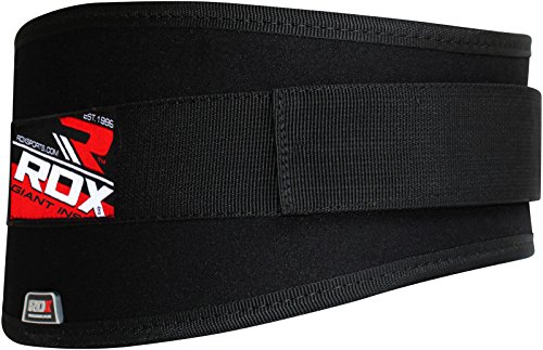 RDX Herren Neopren Fitness Gewichthebergürtel Gym Trainingsgürtel Gürtel für Gewichtheber - 4