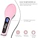 BESTOPE Hair Brush Hair Straightener Brush Electric Heating Ceramic Detangling Comb Digital Anion Hair Care, Anti-Scald Effective Silky Hair Brush