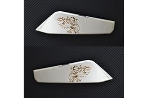 VNVIS 2 x en acier inoxydable avant aération accessoire gravé au laser Gryphon pour Scania Série R camions