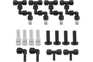 OCEANLEND 1 lot de buses pour reptiles avec buse de pulvérisation réglable à pour 360 degrés, pour terrariums, cours, serres, jardins et plantes en pot, Reptiles Mist Sprinkler Tank Buse de Refroidissement