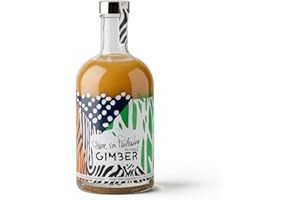 Gimber Limited Edition con Diane di Furstenberg | Original N°1 | Concentrato di zenzero biologico 700 ml | Bevanda biologica analcolica a base di zenzero,limone ed erbe | Essenza di zenzero biologico