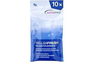 10 x WELLSAFRESH Oshibori Beauty Stressless Wellnesstuch, Erfrischungstuch, Wellness für unterwegs, Frotteetuch (10er Pack), Erfrischungstücher (10 Stück), Entspannungstuch zur Heiß- und Kaltanwendung