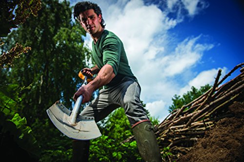 Fiskars Gärtnerspaten für harte, steinige Böden, Spitz, Länge 120 cm, Qualitätsstahl-Blatt/Glasfaserverstärkter Kunststoff-Stiel, Schwarz/Orange, Xact, L, 1003683 - 11