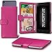 Produktbild Aventus (Hot Pink) Samsung Galaxy A5 (2017) Hulle Premium-PU-Leder Universal Hülle Spring Clamp-Mappen-Kasten mit Kamera Slide, Karten-Slot-Halter und Banknoten