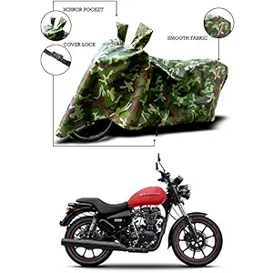 SEBONGO Water Resistant Body Cover for Royal Enfield Thunderbird UV Ray Protection Dirtproof Dustproof (GG-G440 Multi-Colored)