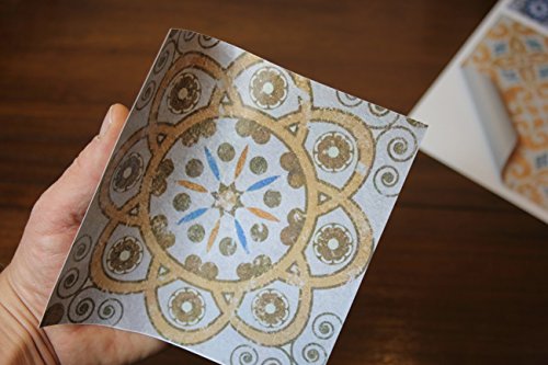 24 stück Fliesenaufkleber für Küche und Bad (Tile Style Decals 24x TP 60 – 6″) | verschiedene Mosaik wandfliesen aufkleber für 15x15cm Fliesen | Fliesen-Aufkleber Folie | Deko-Fliesenfolie für Küche u. Bad (15cm – 24 stück, TP60) - 4