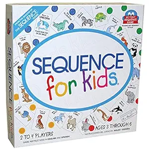 Elite Collections Sequence for Kids 2 to 4 Players Board Game Accessories Board Game