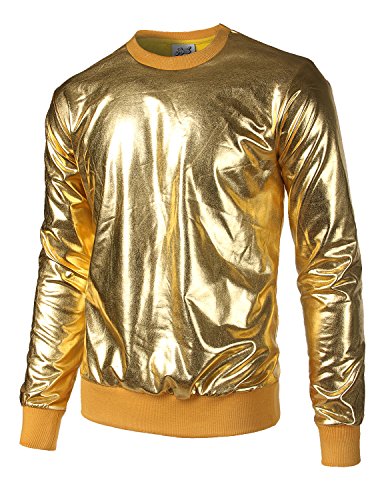 shiny gold hoodie