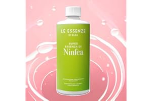 LE ESSENZE DI ELDA Essenze di Elda Wäscheparfüm | Blumig, Seerose | 500ml, Hochkonzentriert | Bis zu 100 WL | Weichspüler Zugabe oder Ersatz | 18 Verschiedene Düfte | Ninfea