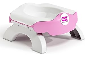 OKBABY Roady - Pot de Voyage Pliant pour Enfants, Devient un Réducteur de Toilette - Fuchsia