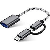 Alfais 4901 USB 3.0 OTG To Type-C Micro USB Data Şarj &Ccedil;evirici D&ouml;n&uuml;şt&uuml;r&uuml;c&uuml; Adapt&ouml;r