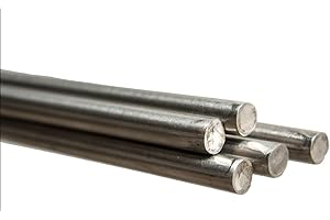 EVEK Barre en acier inoxydable V2A - 3,5 mm (1.4310 / Aisi -301) - Barre ronde en acier inoxydable V2A - 1 m