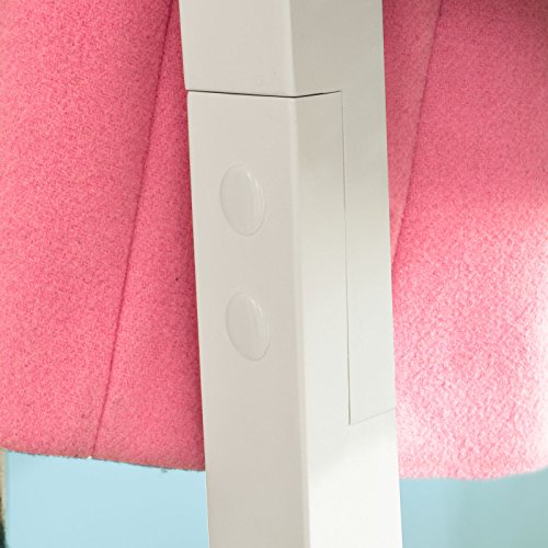 SoBuy® Ständer, Kleiderständer, Kleiderstange, Garderobenständer, Kindergarderobe,Hängeregal, mit zwei Ablagen, FRG59-W - 8
