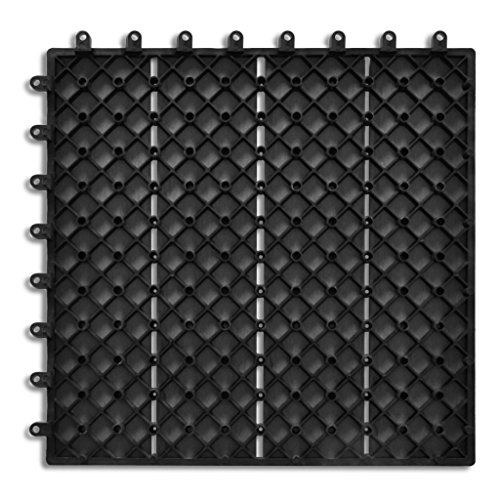 vidaXL WPC Holzfliesen Terrassenfliesen 30×30 cm 11tlg. 1m² Balkon Garten Grau 40826 - 5
