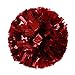 Produktbild sunnymi Cheer Pom Rookie Ball,Poms Cheerleading Party Dekor,Metallic Folie Und Kunststoff Ring Handheld,Sportveranstaltungen, Schüler, Jubelkommandos, Tageslager, Spieler, Spiele, Parties, Tänzer Und Publikum (rot)