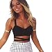 Produktbild Top für Damen lmmvp Sexy Frauen V-Ausschnitt Cut Out BH Crop Bustier Korsett Tops