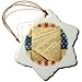 Produktbild 3dRose Orn 99535 _ 1 uns constitution-snowflake Ornament, 3 Zoll, Porzellan