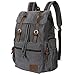 Produktbild Lifewit Rucksack Canvas Vintage Damen Herren Schulrucksack Daypack Reiserucksack Laptoprucksack Groß 17 Zoll,Grau