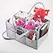 Produktbild SSCJ Babywindel Caddy, tragbare Wickeltisch Organizer/Organizer Nursery Lagerplatz Korb mit wechselbaren Fächern, Baby Tücher Tasche