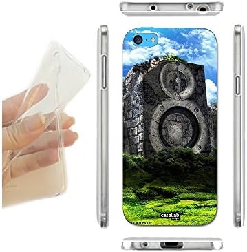 SLIM CASE COVER CASSA MUSICA ROCK FOR IPHONE 5C TPU
