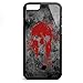 Produktbild Smartcover Case Spartan Helmet z.B. für Iphone 5 / 5S, Iphone 6 / 6S, Samsung S6 und S6 EDGE mit griffigem Gummirand und coolem Print, Smartphone Hülle:Iphone 6 / 6S schwarz