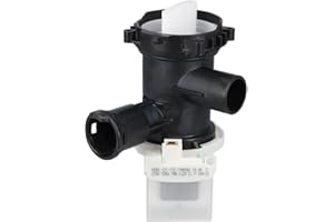 LUTH Premium Profi Parts Ablaufpumpe kompatibel mit Bosch 00146083 Hanning mit Kopf Sieb für Waschmaschine
