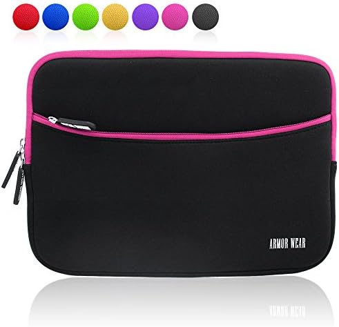 Armor Wear 10.1 Inch Tablet Sleeve Case Cover Bag Neoprene Shockproof Padded Tablet Sleeve Protective Carrying Case for 9.7-Inch iPad Air,Air2,4,3,2,Samsung Galaxy TAB 4,Lenovo 10.1 Tablets,ASUS 10.1 Tablets,10.1-Inch eBook Readers