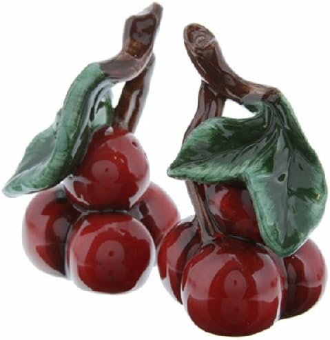 Maraschino Cherry Cherries Salt &amp; Pepper Shaker S/P Set by Appletree Designs Cosmos