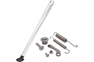 JFG RACING Caballete Lateral Moto,Soporte Rueda Trasera Moto Soporte Caballete Lateral per XCF EXC EXC-F XC XC-W XC-F XCF-W FE FX TE-Argento