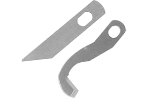 ACOUTO Sewing Machine Overlock Knife for 0304D Upper Lower Knife X Overlocker Knife Serger Blades Cutter for 1034d 1034 Parts Set Blade Overlock Machines Spare Upp