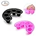 Produktbild mlmsy Beruf Maniküre Schüssel einweichen Finger Acryl Tip Nail Soaker Behandlung Remover Werkzeug Hand Care, 2-packs
