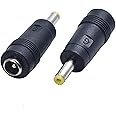 CentIoT - DC Power Socket 5.5 x 2.1mm Female -to- Male Plug 4.0 x 1.7 Connector Adapter Converter