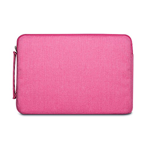 Acxeon Business Laptop Netebook Hülle Sleeve Tasche einfachen Stil Wasserabweisendes Nylongewebe Notebook Sleeve für MacBook Air / Pro Retina, Surface pro4, Ultrabook /Netbook (11″, Pink) - 3