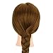 Hotrose Salon Hairdressing 26 inch 30% Long Real Human Hair Student Practice Mannequin Training Head with Clamp (26 inch, #2)
