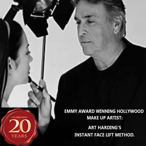 NEUE INSTANT FACELIFT und NECKLIFT Gesicht Hals LIFT KIT Bänder ANTI AGEING Streifen von Emmy preisgekrönte Make-up Künstler Art Harding (Helles Haar) - 3