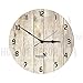 Hoopoe Decor Rusted Wooden plank Trendy Wall Clock RS.499.00